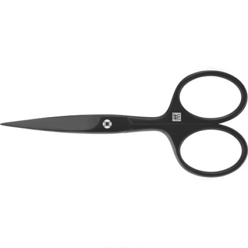 ZWILLING Beard Care Scissors for Men 115mm Premium Carbon Matte Black