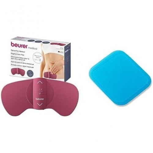 Beurer EM 50 Menstrual Relax for Menstrual Pain and Endometriosis TENS and Heat Function Rechargeable Battery Pink