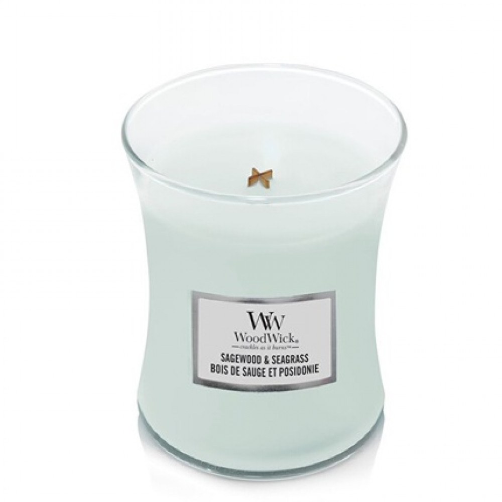 Scented Candle Vase Sagewood & Seagrass 275g