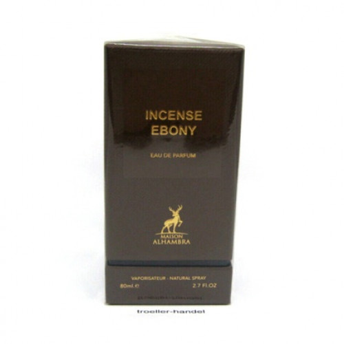 Maison Alhambra Incense Ebony 80ml Eau de Parfum