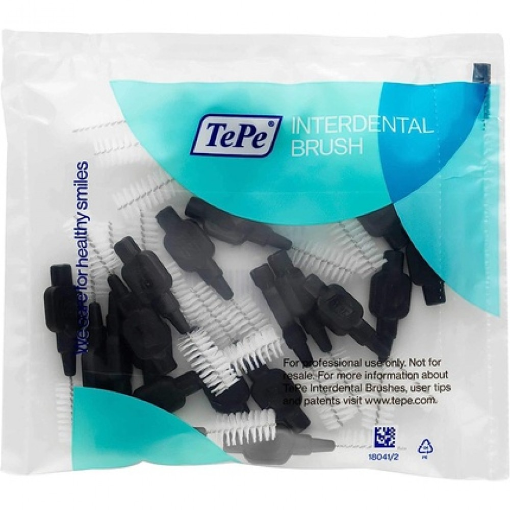 TePe Interdental Brushes Original Black 1.5mm 25 Count