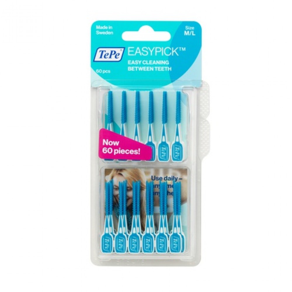 Tepe Easypick Blue M / L 60 Pcs