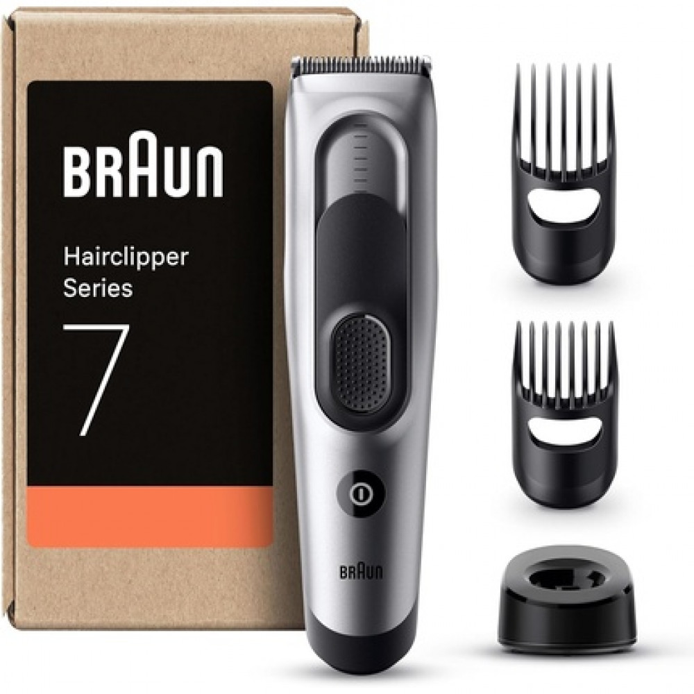 Braun Hair Clipper Series 7 with 5 Styling Tools and Lifetime Sharp Blade - 17 Lengths
