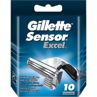 Gillette Sensor Excel Ανταλλακτικές Κεφαλές με 5 Λεπίδες 10τμχ