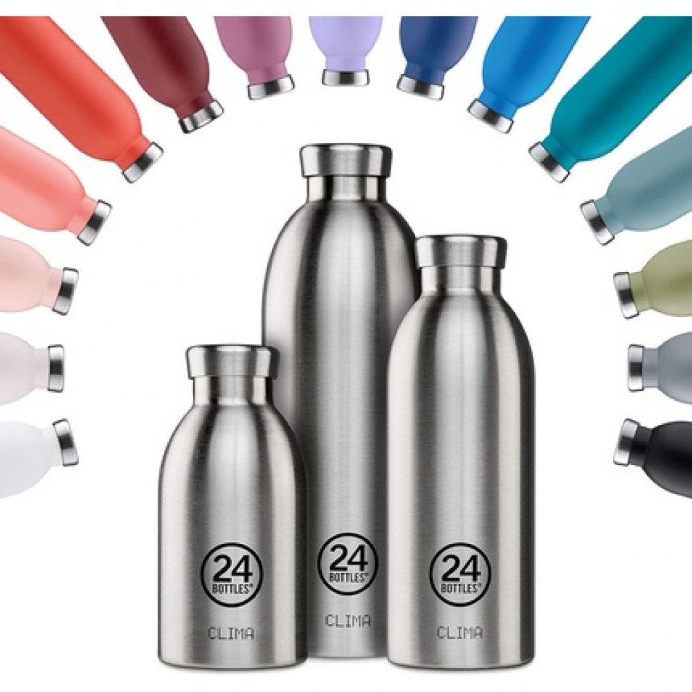 24bottles Clima, Stainless Steel Drinking Bottle, Multicolored, 500ml 500ml