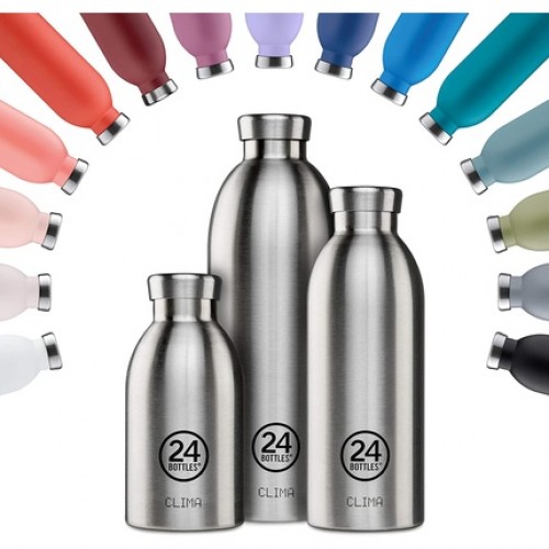 24bottles Clima, Stainless Steel Drinking Bottle, Multicolored, 500ml 500ml