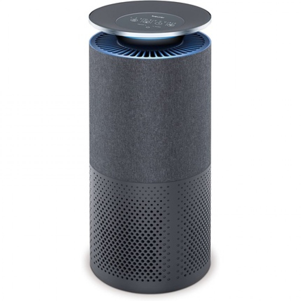 Beurer LR 401 Air Purifier with App Control and Room Air Monitoring, Three-Layer Filter System and Optional UV Light, for Rooms up to 69m², with Fabric Cover Home Line