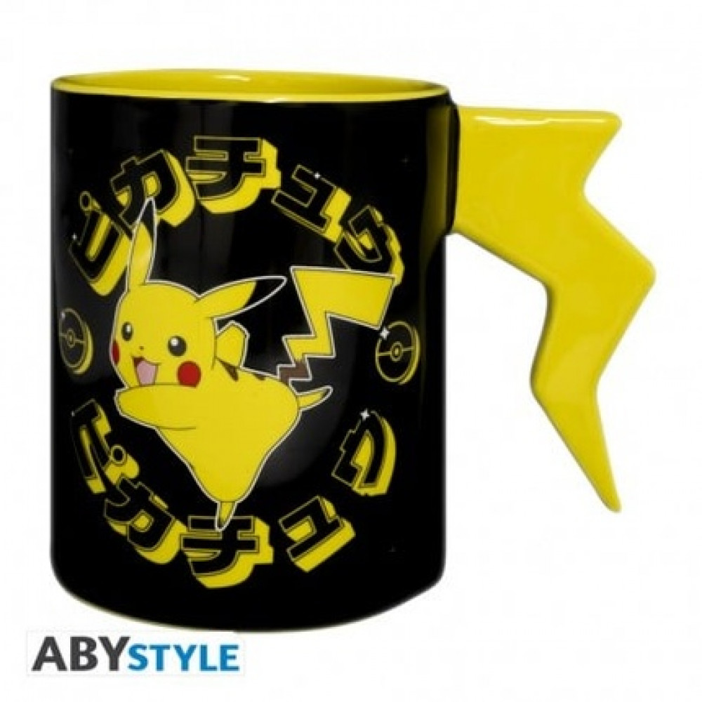 Abysse 3d Handle Mug - Pikachu Lightning Bolt