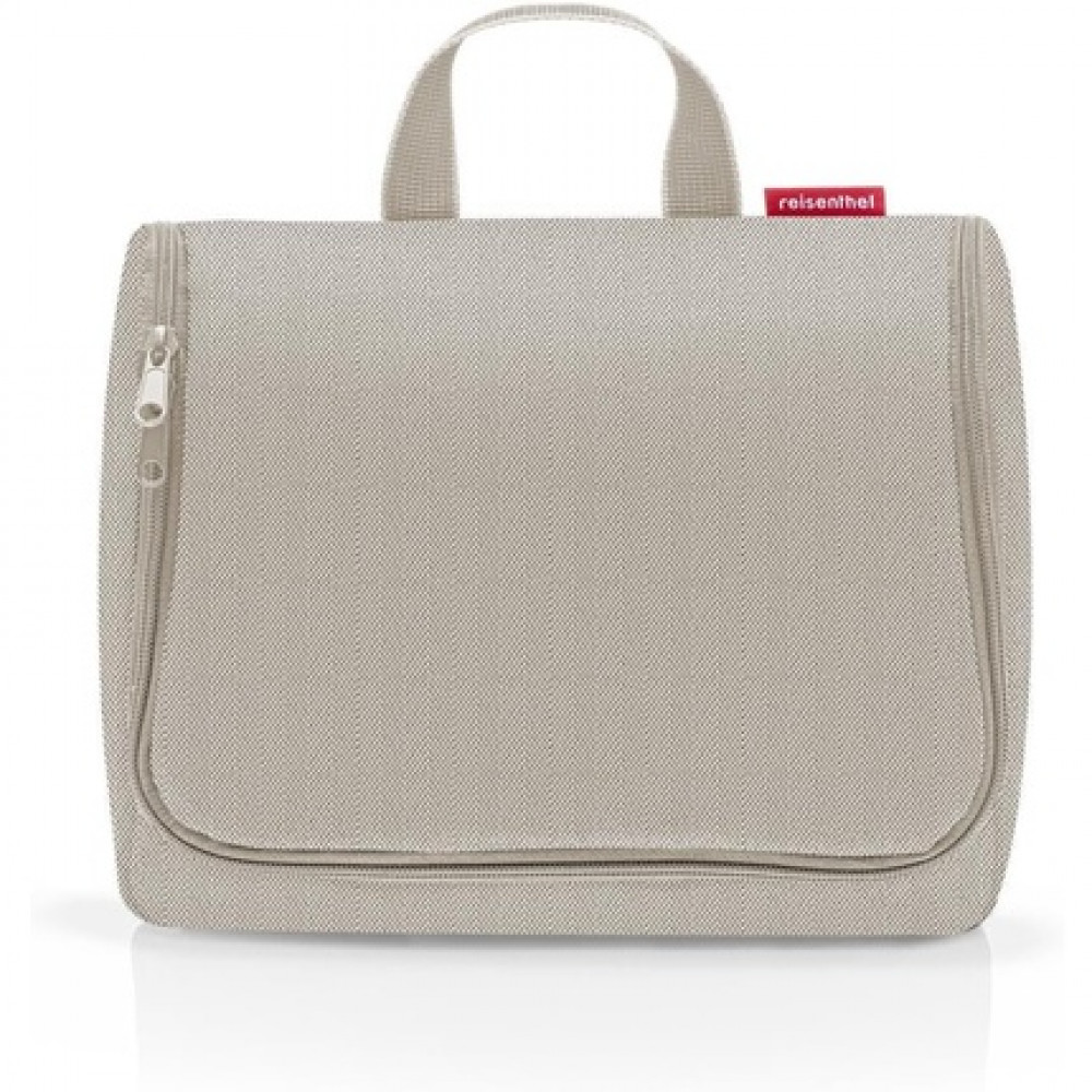 Reisenthel Wo6049 XL Herringbone Sand Toilet Bag
