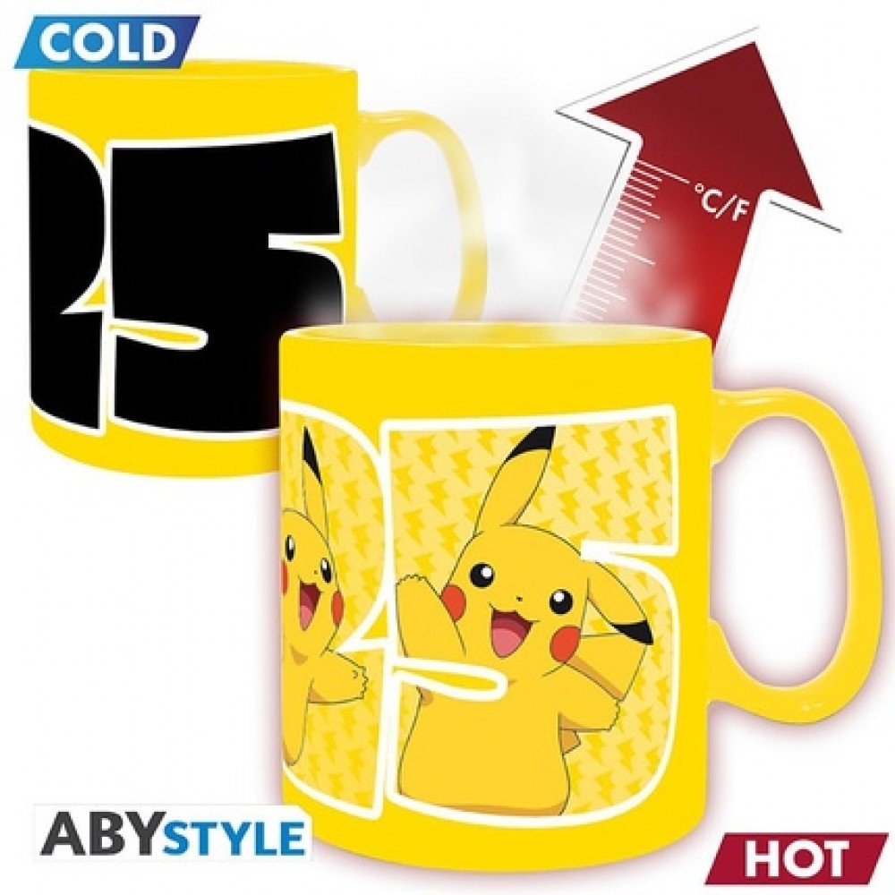 Abysse Heat Change Mug - Pikachu 25 - 460 Ml