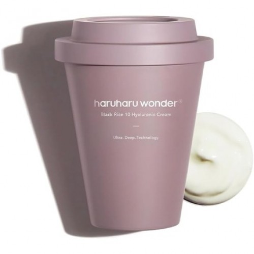 HARUHARU Wonder Black Rice 10 Hyaluronic Cream 90ml Face Moisturizer Vegan Cruelty Free Daily Skincare