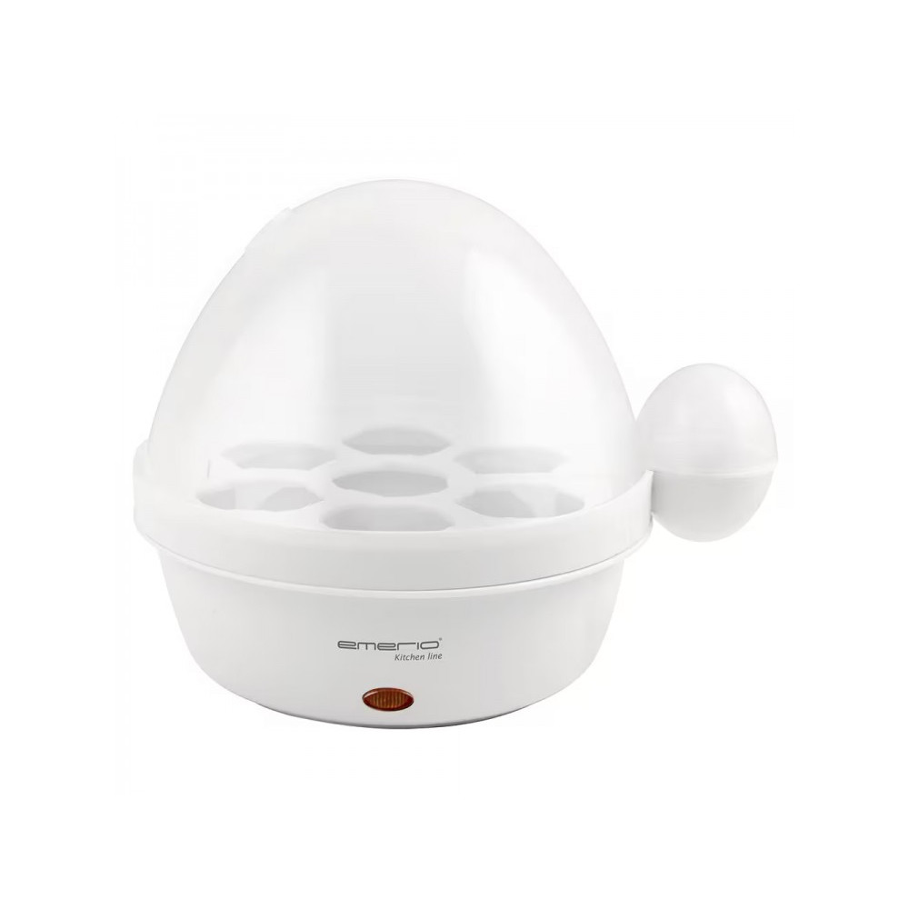Emerio Egg Boiler, Βραστήρας 7 Αυγών 350W με Φωνητική Ειδοποίηση και Automatic Shut Off, White 