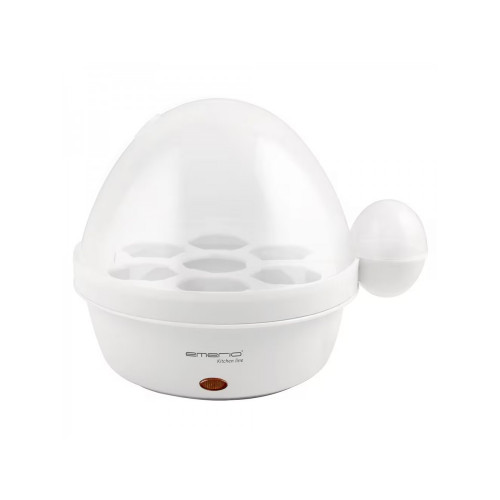Emerio Egg Boiler, Βραστήρας 7 Αυγών 350W με Φωνητική Ειδοποίηση και Automatic Shut Off, White 