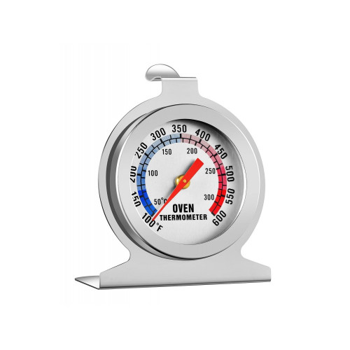 AJ Oven Thermometer, Θερμόμετρο Φούρνου / BBQ 50-300°C, Silver 