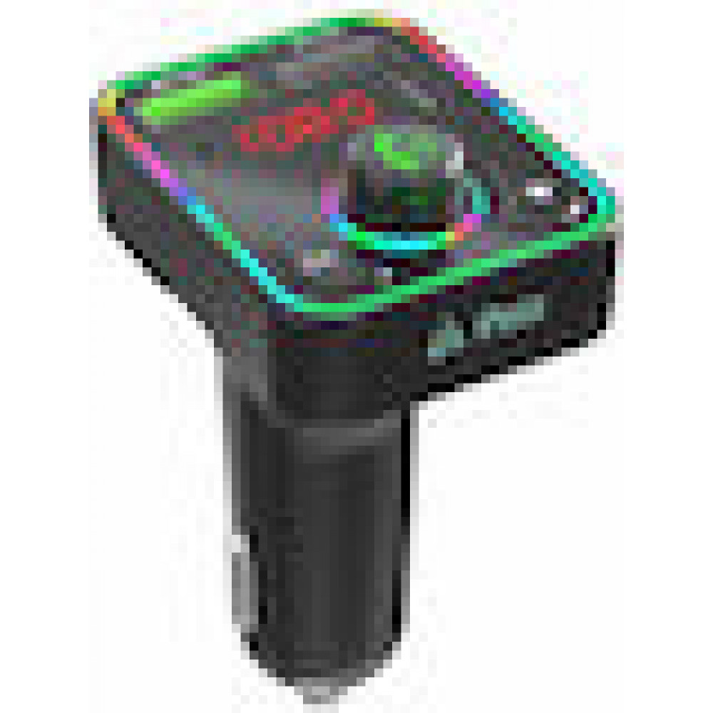 iPEAX FM Transmitter Bluetooth 5.3 Handsfree Αυτοκινήτου & Φορτιστής 15.5W με Οθόνη LED & RGB LED Φωτισμό & 2 USB