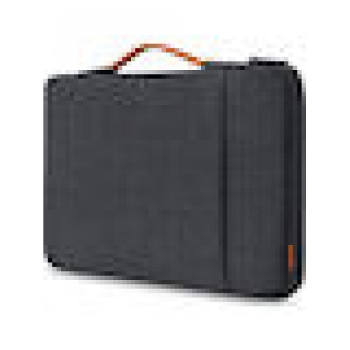 Inateck 360° Protection Sleeve/Θήκη Laptop Αδιάβροχη για Macbook 14.2 / DELL XPS / HP / Surface, με Εξωτερική Θήκη, Black Grey 