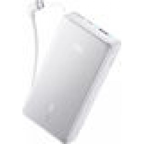 Anker Zolo Power Bank 20.000mAh, 22.5W, με Θύρες USB-A, USB-C & Ενσωματωμένο Καλώδιο USB-C, White 