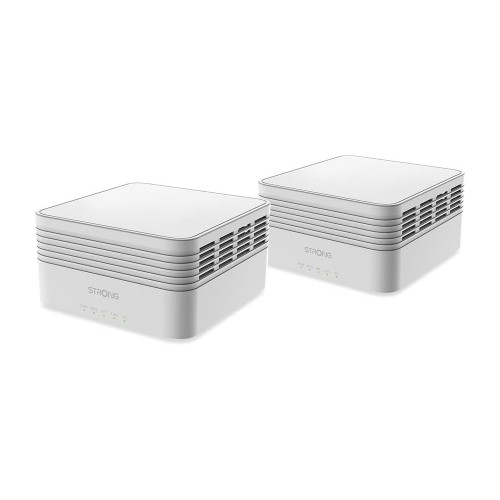 Strong ATRIA Mesh Kit AX3000, WiFi Mesh Network Access Point Wi-Fi 6 Dual Band (2.4 & 5GHz) σε Διπλό Kit 