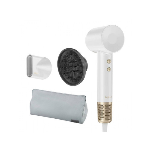 Laifen Swift Premium Hair Dryer, Ionic Πιστολάκι Μαλλιών με Φυσούνα, Θήκη, 2 Εξαρτήματα & 1.8μ. Καλώδιο, 1600W, White 