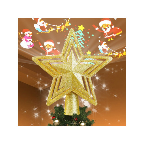 TaoTronics TT-CL041 Christmas Tree Topper Projector, Χριστουγεννιάτικο Αστέρι & RGB Προτζέκτορας Οροφής Santa Claus 