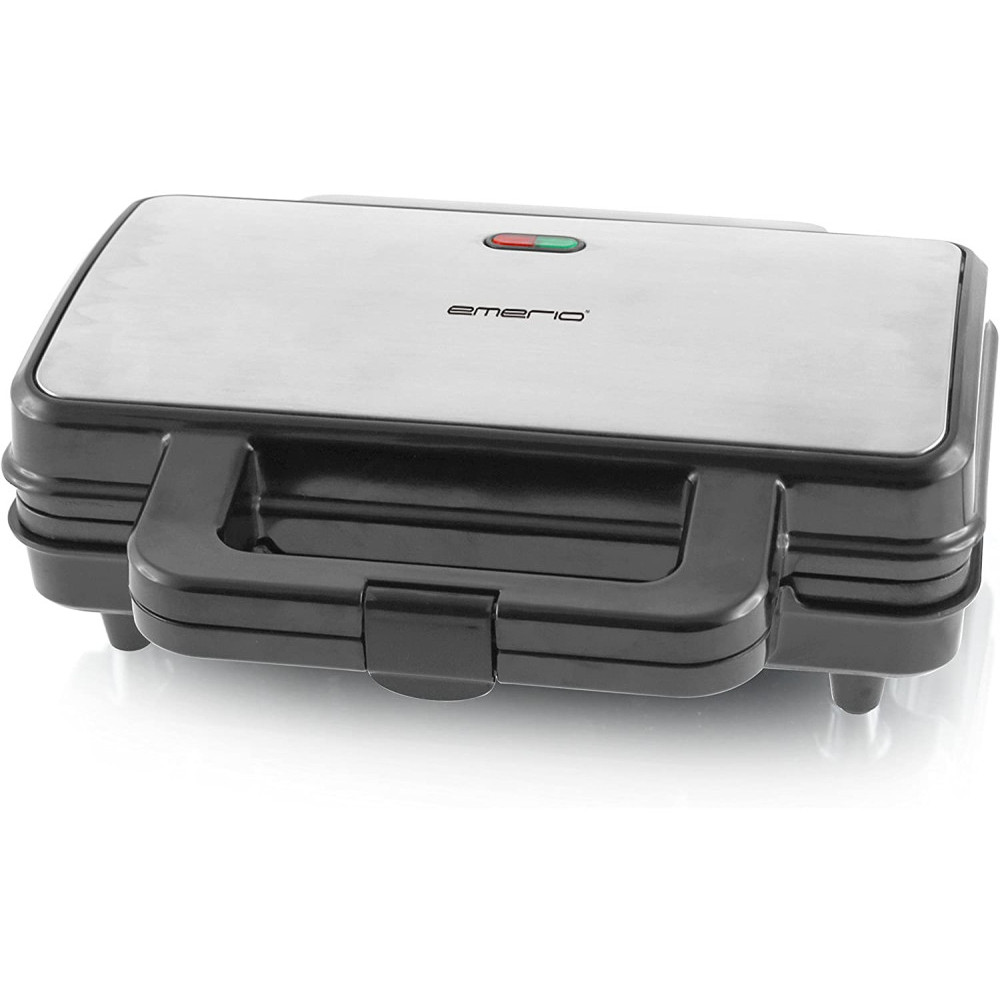 Emerio ST-109562.17 Τοστιέρα για 2 Τοστ 900W - XXL Sandwich Toaster, Non-stick Griddle, Μαύρη 