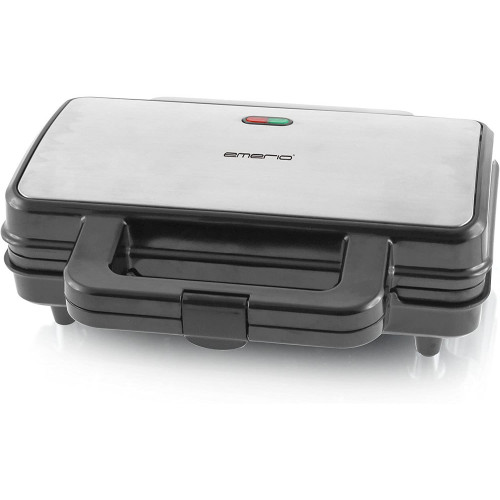 Emerio ST-109562.17 Τοστιέρα για 2 Τοστ 900W - XXL Sandwich Toaster, Non-stick Griddle, Μαύρη 