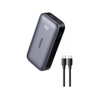 Ugreen PB502 Power Bank 10000mAh 30W με Θύρα USB-A και Θύρα USB-C Power Delivery / Quick Charge 3.0 Γκρι