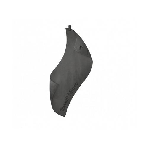 Stryve Towell+ Micro in microfibre Sports Towel 105 x 42.5cm, Πετσέτα Γυμναστικής Mικροϊνών με Τσέπη Αποθήκευσης, Iron Grey 
