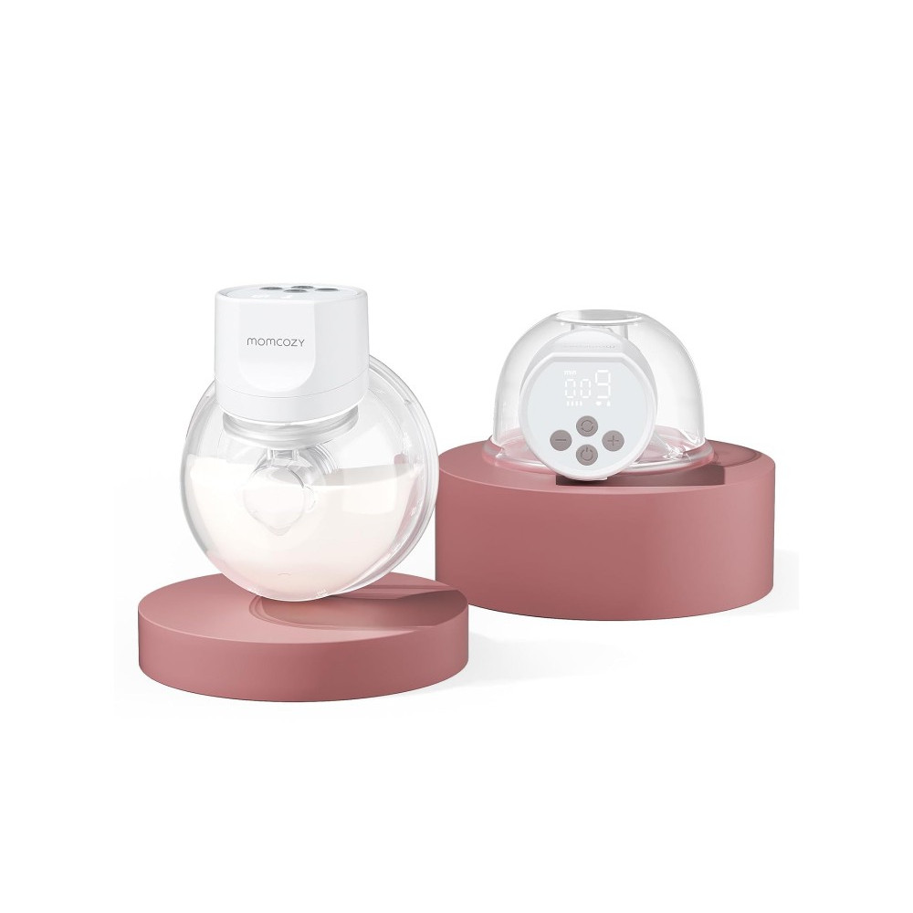 Momcozy S12 Pro Breast Pump Hands Free, Ηλεκτρικό Διπλό Θήλαστρο με 3 Λειτουργίες & 9 Επίπεδα Έντασης, Cozy White