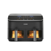 Cosori Dual Basket 8.5 Chef Edition Air Fryer με Διπλό Αποσπώμενο Κάδο 8.5lt Μαύρο