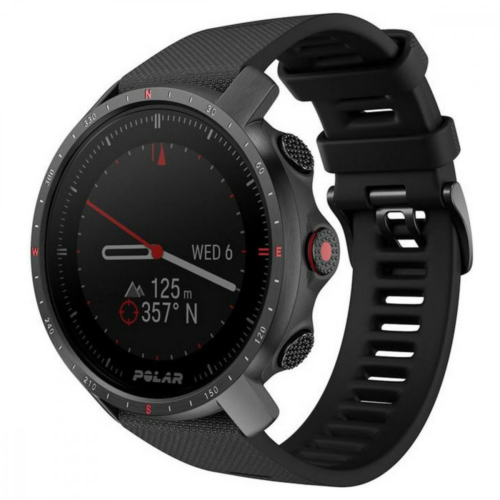Polar Grit X Pro Αδιάβροχο Smartwatch με Παλμογράφο Μαύρο