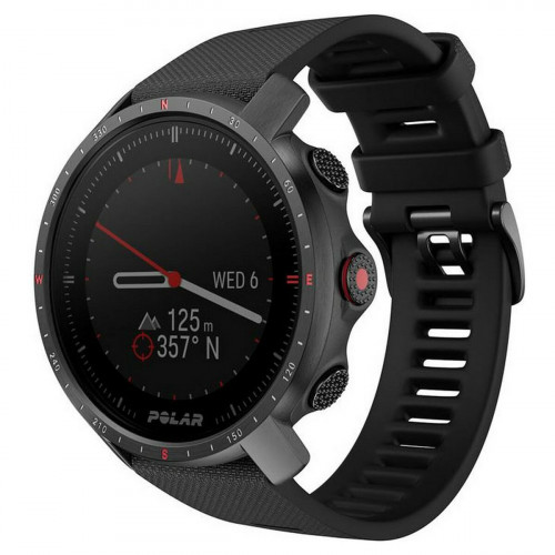 Polar Grit X Pro Αδιάβροχο Smartwatch με Παλμογράφο Μαύρο