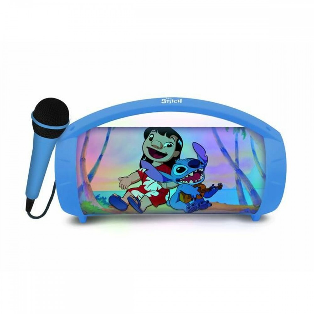 Ηχείο Bluetooth με Μικρόφωνο Καραόκε Lexibook Stitch Disney Μπλε