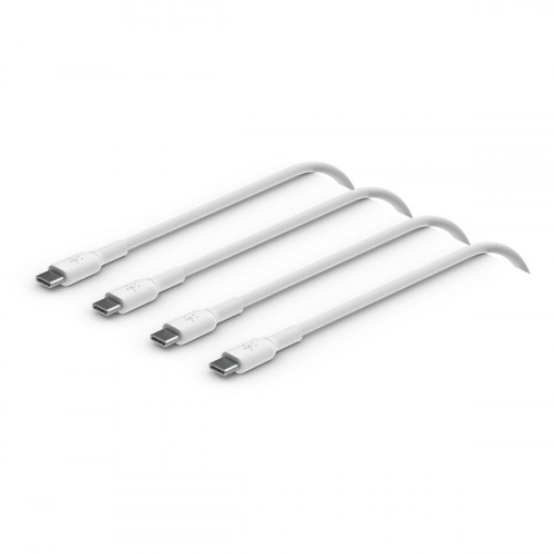 Καλώδιο USB-C Belkin CAB003BT1MWH2PK Λευκό 1 m (x2)
