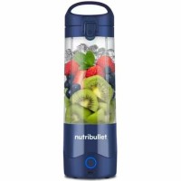 NutriBullet Μπλέντερ με Κανάτα Tritan 475 ml 7.4V Navy Blue NBP003NBL