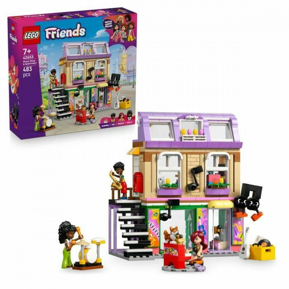 Lego Friends Music Store & Apartment για 7+ Ετών 483τμχ 42653