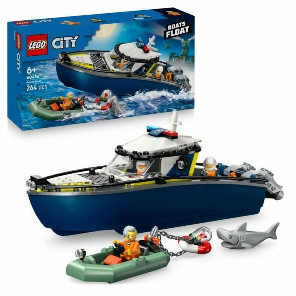 Lego City Police Boat Chase για 6+ Ετών 264τμχ 60456
