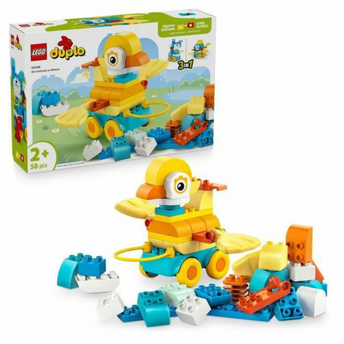 Lego Duplo 3in1 Animals on Wheels για 2+ Ετών 58τμχ 10448