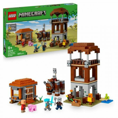 Lego Minecraft The Pillager Outpost and Ravager για 9+ Ετών 665τμχ 21278