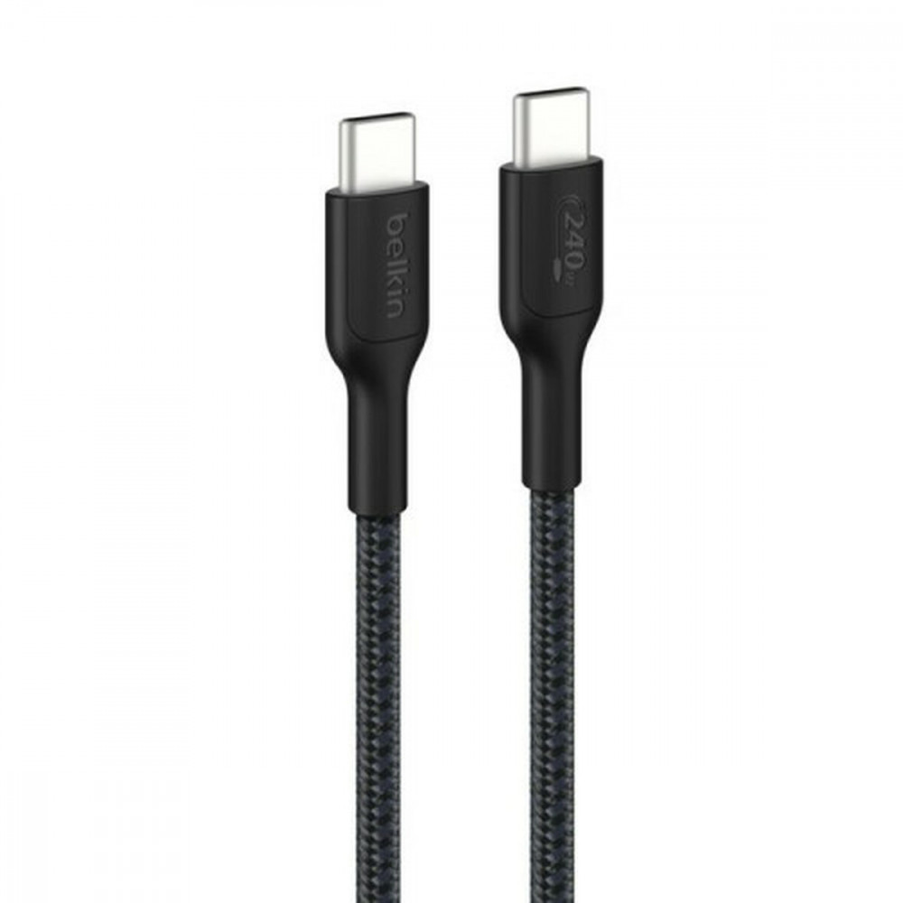 Belkin USB-C to Lightning Cable 240W Μαύρο 2m CAB025HQ2MBK