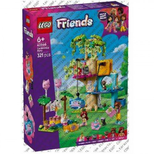 Lego Friends Cat Birthday Party & Tree House για 6+ Ετών 321τμχ 42666