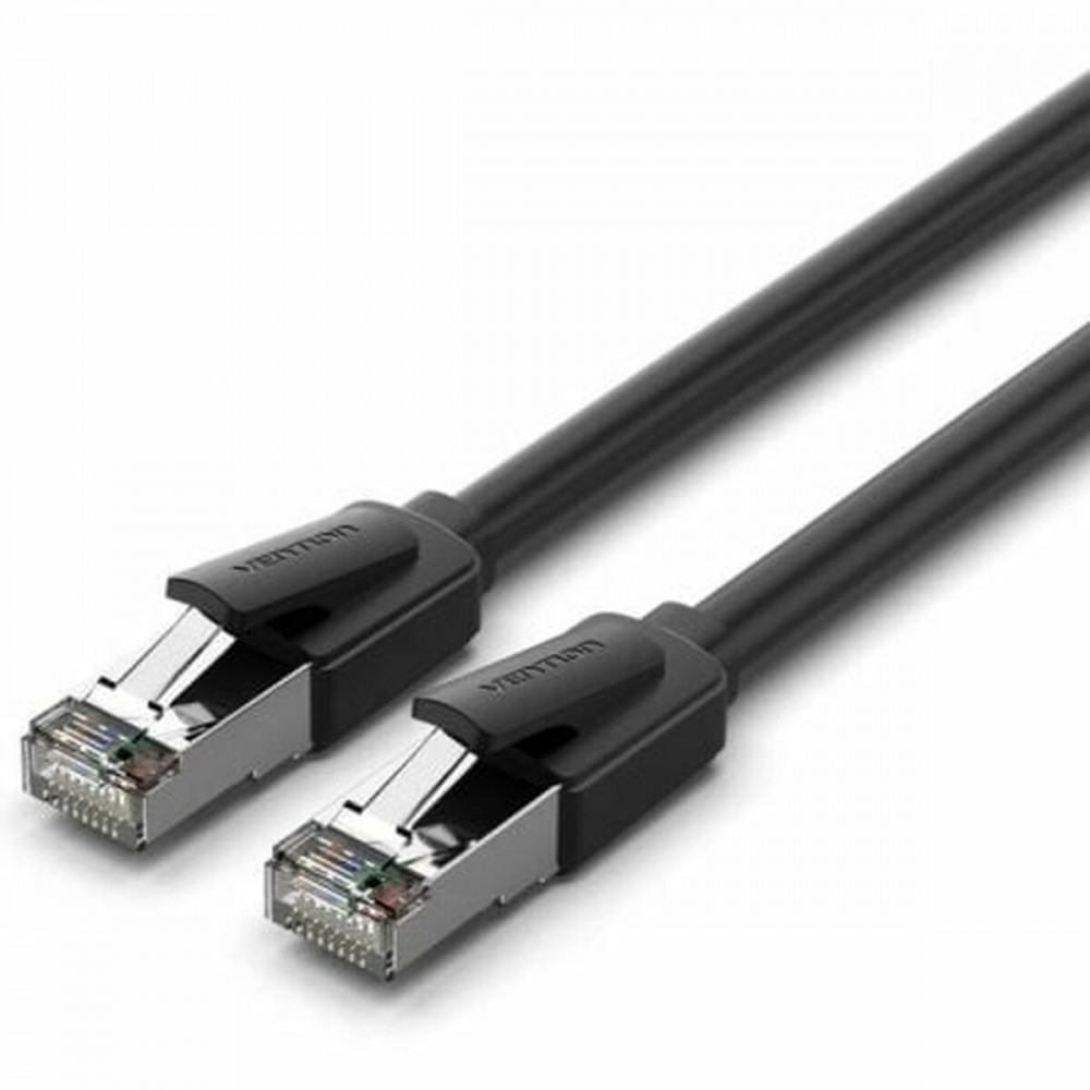 Άκαμπτο Καλώδιο Δικτύου S/FTP Κατηγορίας 8 Vention IKKBI Μαύρο 3 m 