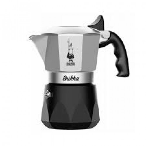 Bialetti Brikka Μπρίκι Espresso 2cups Ασημί