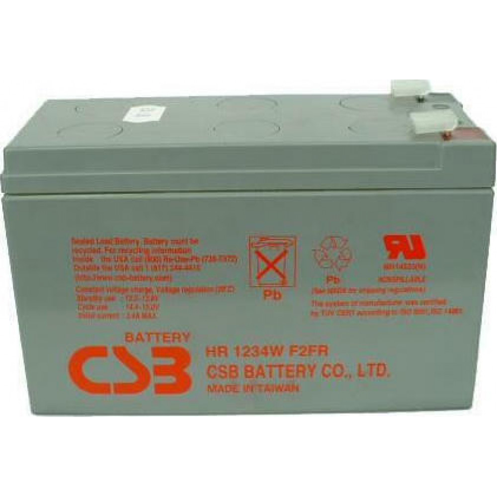 CSB HR1234WF2 Μπαταρία UPS με Χωρητικότητα 9Ah και Τάση 12V 1τμχ