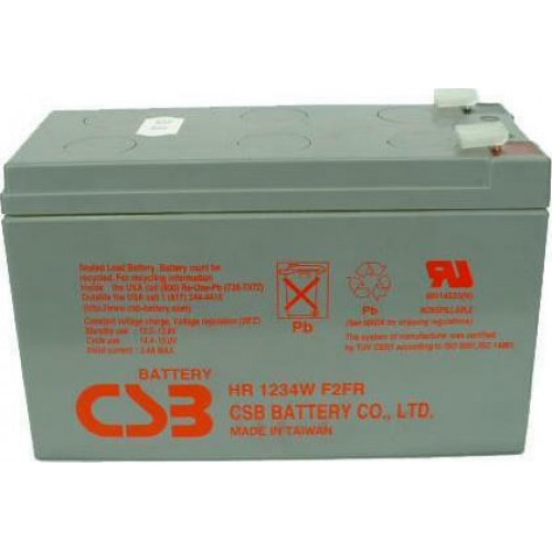 CSB HR1234WF2 Μπαταρία UPS με Χωρητικότητα 9Ah και Τάση 12V 1τμχ