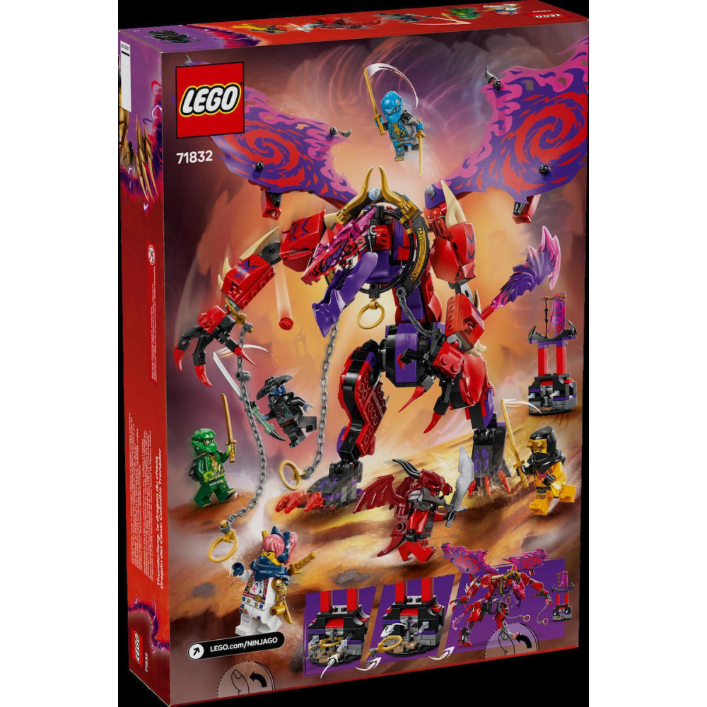 LEGO NINJAGO 71832 Thunderfang Dragon of Chaos