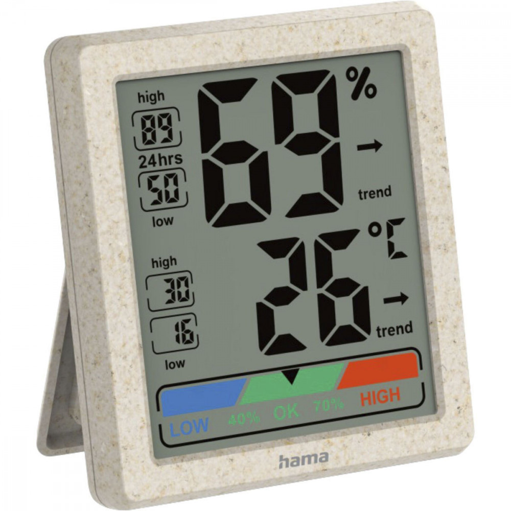 Hama Thermomenter und Hygrometer Ponza, digital για innen 222227