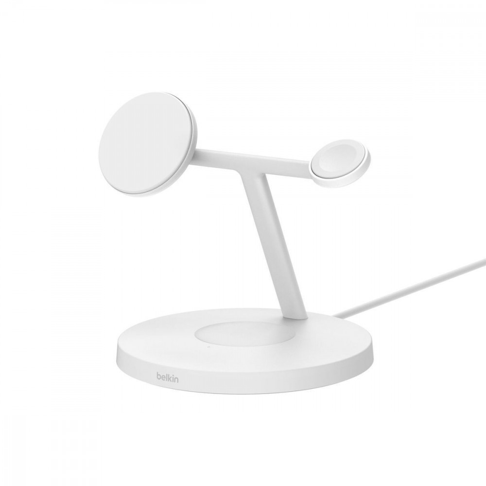 Belkin BOOST CHARGE PRO Qi2 3in1 magn.Charg.St.15W wh. WIZ032kqWH