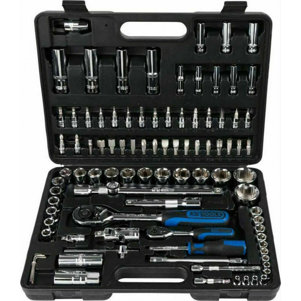 KS Tools 1/4 + 1/2 CHROMEplus Socket Set 96 pcs