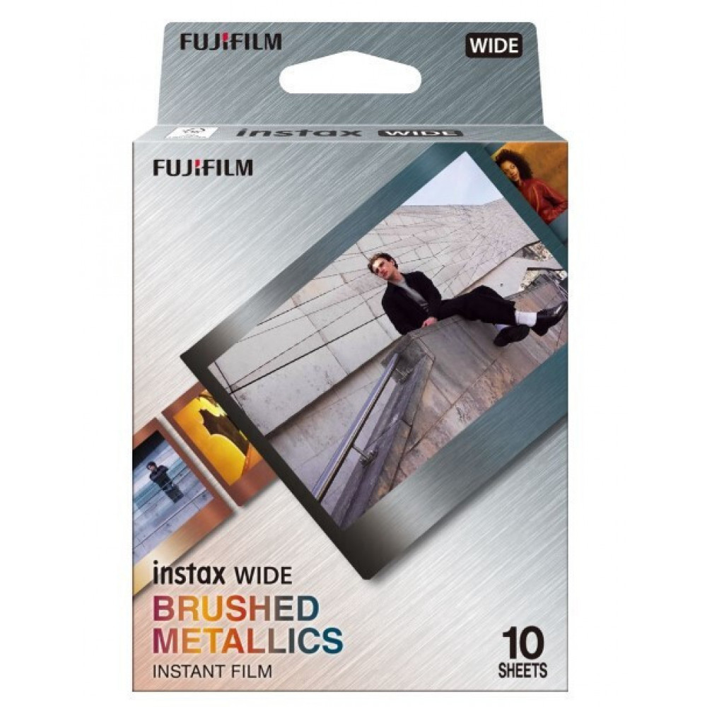 1 Fujifilm instax wide Film brushed metal